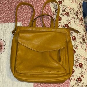 Relic by Fossil mustard yellow backpack